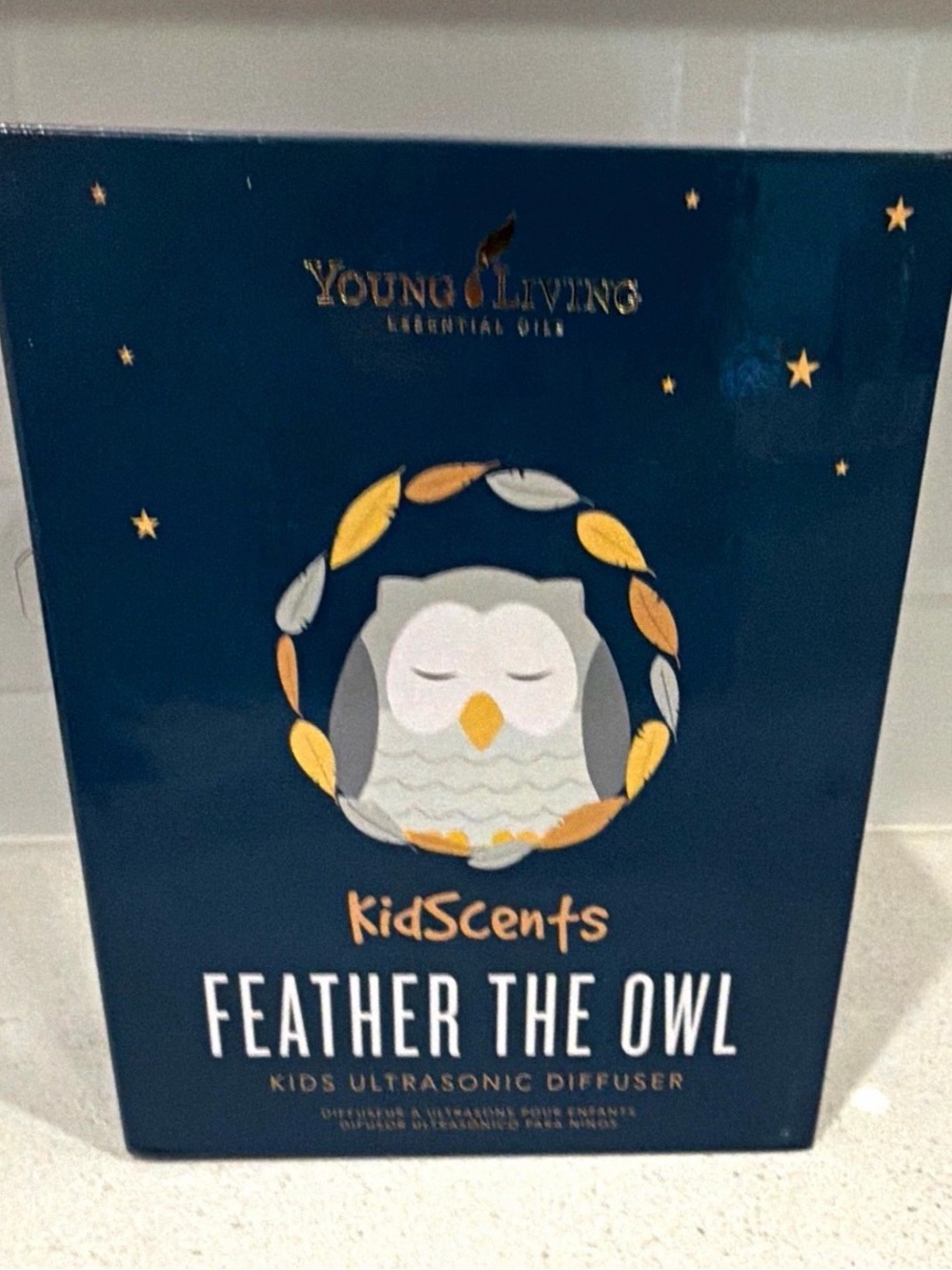 Young Living KidScents Feather the Owl Ultrasonic Diffuser Unused Open Box